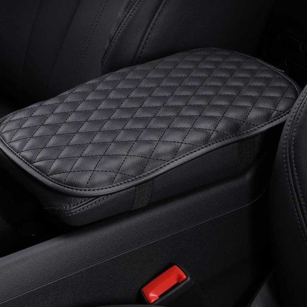 

new pu leather armrest mat box cover auto central arm rest covers protection pad motor car interior decoration cushion accessories