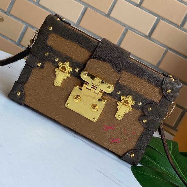 

shoulder bags classic mini canvas leather women handbag purse crossbody bag petite malle magnetic hasp box clutch