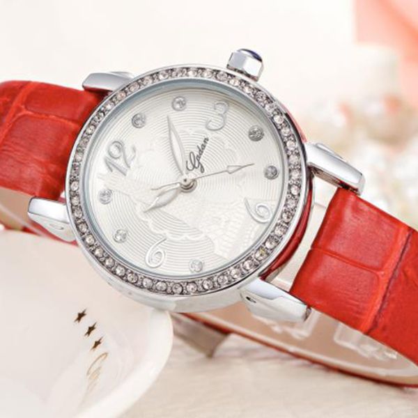 

belt design fashion waterproof personalized female watch, Slivery;golden