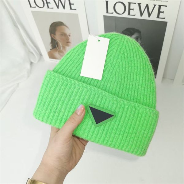 

fashion bucket hat designer beanie mens beanies winter skull caps luxury hats knitted fitted hats classic triangle warm cap women letter pri, Blue;gray