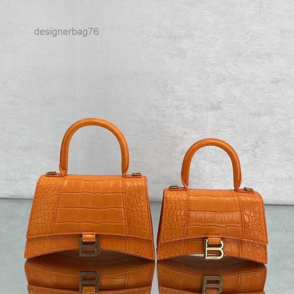 

hourglass b 2022 home designer letter buckle bags fashion bbalencaig'as trend leather crocodile pattern single shoulder portable messen