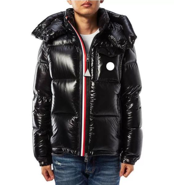 

parkas winter puffer jacket luxury brand mens down jacket men woman thickening warm coat men's clothing leisure outdoor jackets womans, Black