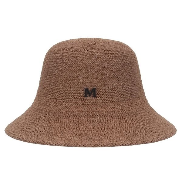

stingy brim hats summer bucket lady panama sunscreen fisherman cap outdoor beach sun hat for drop 220927, Blue;gray