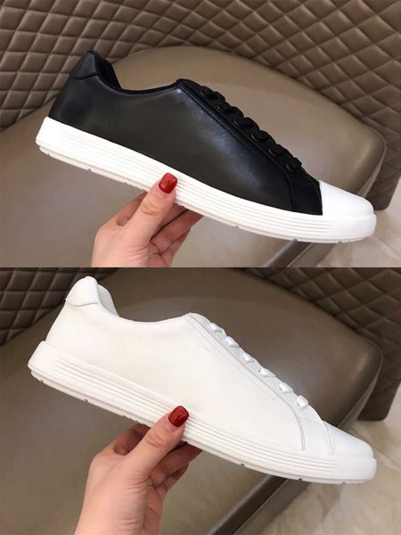 

luxury white black brushed leather sneakers shoes for men metal triangle skateboard comfort casual walking discount footwear eu38-46