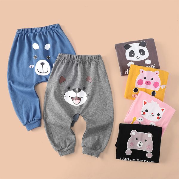 

children's trousers spring summer harem pants boys girls solid color pants baby cotton pant clothing 20220927 e3, Blue