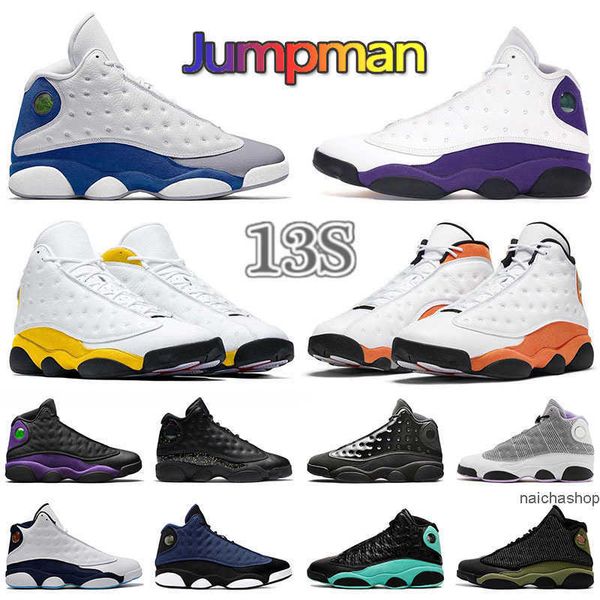 

light coloryway mens womens outdoor sports shoes authentic jumpman 13 13s designer sneakers french blue playground red flint designer sport, Black