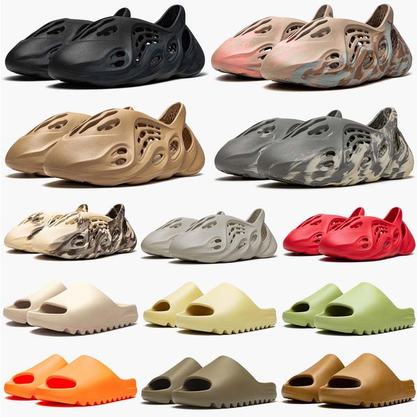 

sandals men women designer rnnrs slippers sliders onyx ochre bone soot desert sand earth brown resin shoes pantoufle mens womens slides slip, Black