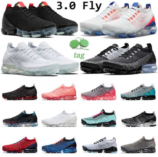 

3.0 fly knit men running shoes triple white black snakeskin pure platinum south beach laser gold p bule fury zebra oreo mens womenjs7g