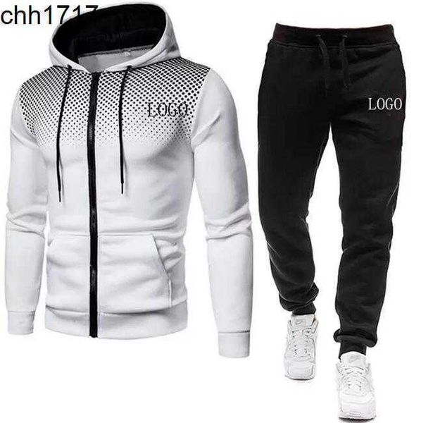 

2 pieces sets tracksuit men new brand autumn winter hooded sweatshirt drawstring pants male stripe patchwork hoodies bigsweety sport suit, Gray