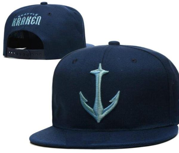

good fashion kraken ball caps camo hockey snapback baseball all team bone chapeau hats womens mens flat hip hop cap, Blue;gray