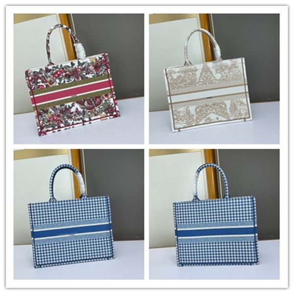 

shopping bags designer luxury trotter oblique tote embroidery handbag jacquard size