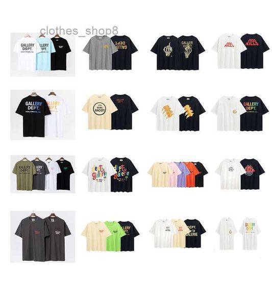 

fashion hip hop high street gallerydeptts t shirt tshirt mens sweaters designer loose fit small chest pocket letter print short sleeve serie, White;black