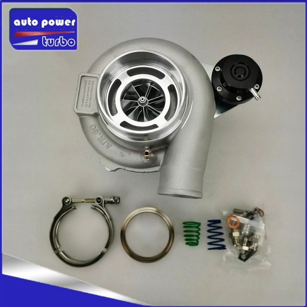 

gtx2867r-53 gtx2867r billet wheel ball bearing turbocharger with t25 0.64 a/r wastegated