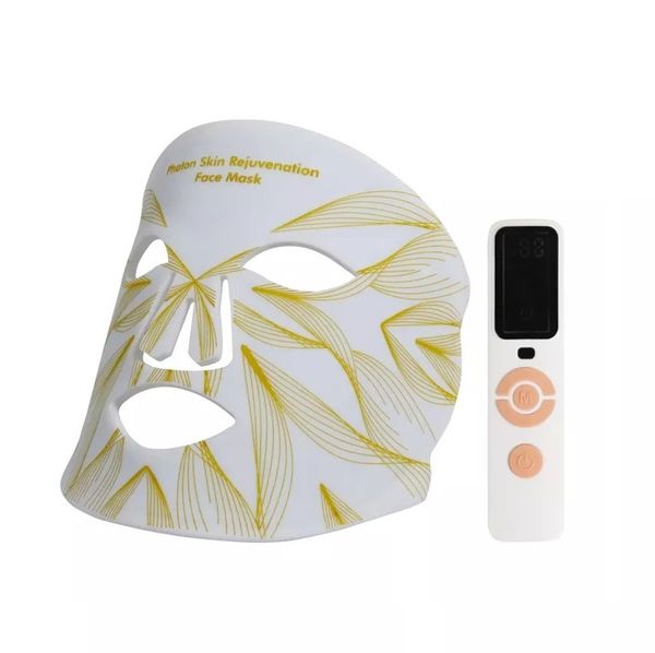 

home use skin rejuvenation flexible silicone wireless face lift facial masks red light therapy pdt beauty therapy 4 colors led mask
