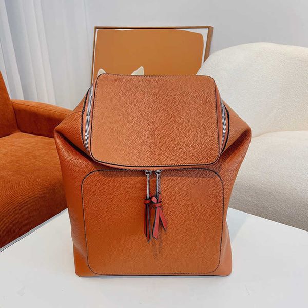 

school bags backpack men designer back pack luxury leather backpacks designers fashion color matching bookbags women shoulder purses 220927
