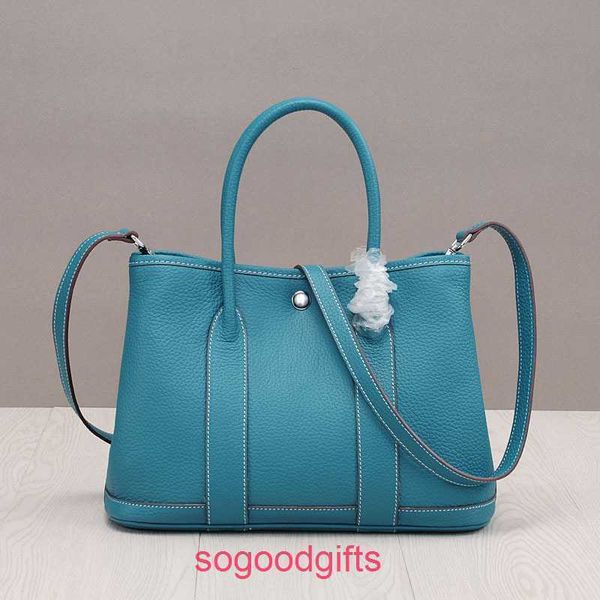 

h ermes handbag garden party bags women crossbody designer tote handbags party shopping bag lychee pattern with real logo