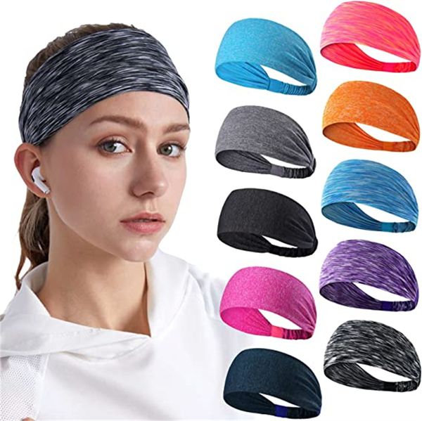 

headbands for women yoga elastic hair bands workout running sport non slip sweat hair wrap girls