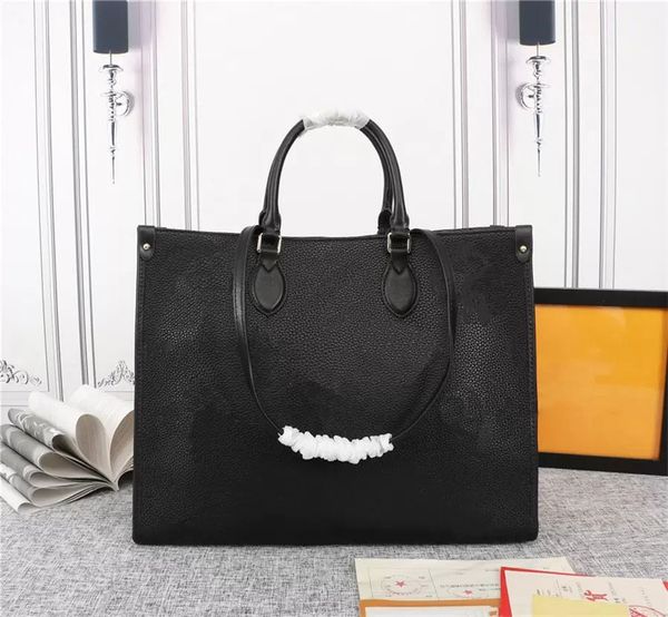 

women leather bag luxurys designer handbag female fashion messenger onthego tote handbags purse m45321