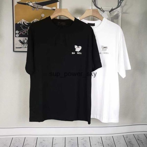 

mens designer t-shirts balencaigass fashion tees 2022 summer letter short sleeve casual short sleeve t-shirt men women top, White;black