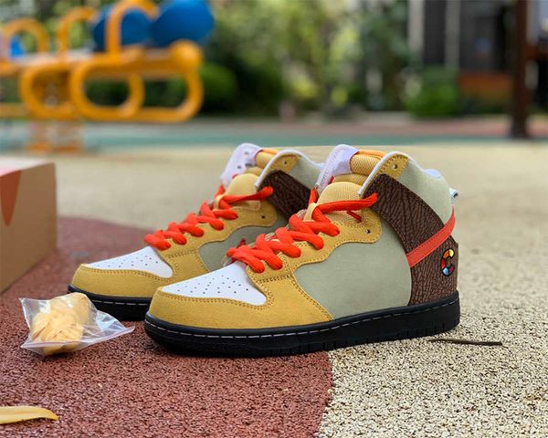 

2021 new high skateboard shoes kebab and destroy casual runner outdoor trainers sneakers sports come with box, Black
