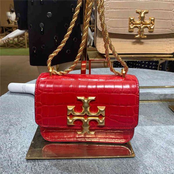 

tory shoulder designer bags luxury brand fashion simple square tassel bag women's real leather chain phone handbags zhouzhoubao123 gbnb