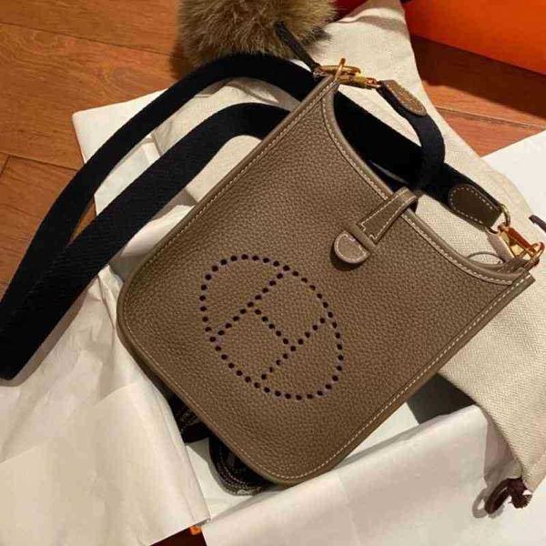 

herme bag evelyns original edition women handbags messenger togo mini leather litchi pattern h bucket women's single shoulderherme hand