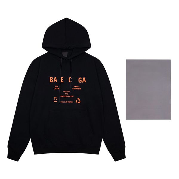 

men's plus size hoodies & sweatshirts in autumn / winter 2022acquard knitting machine e custom jnlarged detail crew neck cotton 4w3d3t3, Black