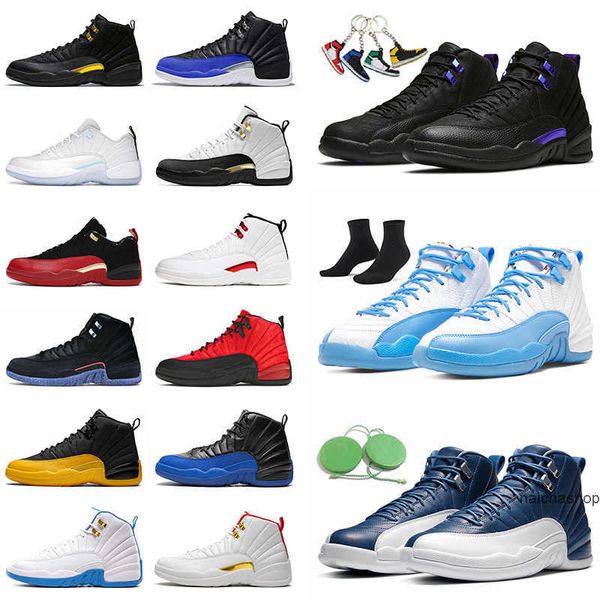 

designer 12 12s basketball shoes jumpman xii hyper royal utility grind outdoor sports sneakers low easter trainers royalty dark concord og d, Black
