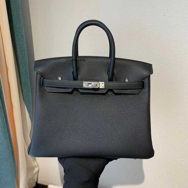 

designers handbags birkin designer bags women's 2023 new leather portable lychee grain high-end layer togo cowhide large capacity ayw