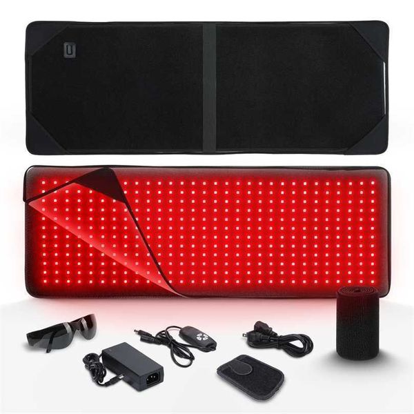 

face care devices 660nm 850nm red light therapy belt near infrared pontherapy wrap 360pcs led heat pad for full body pain relief skin rejuve