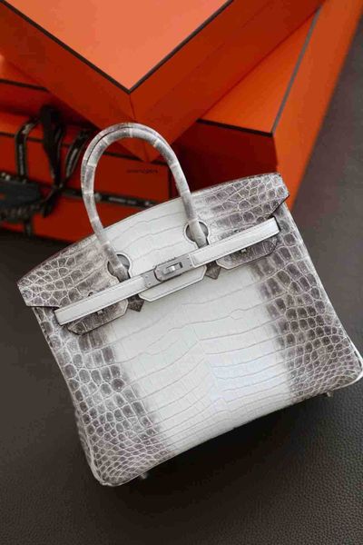 

herme birkin women bags all hand sewn bk25cm himalayan bag leather handbag large capacity ayw