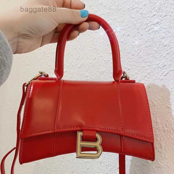 

designer bags bbbalencaig'as bag home b crocodile hourglass leather 2022 women's single shoulder diagonal hand 2le7