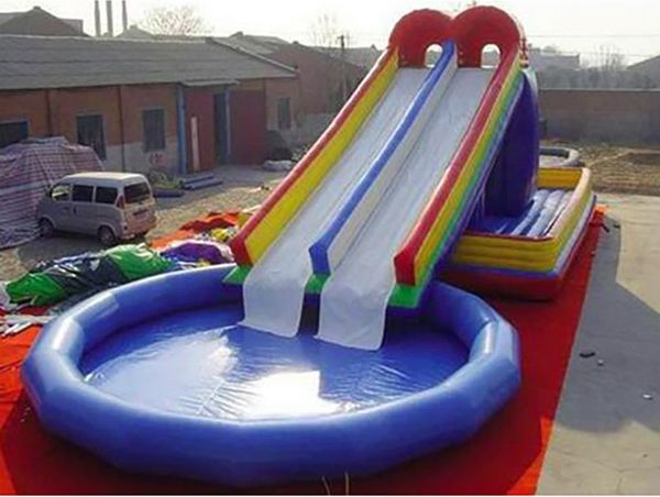 

outdoor games & activities pvc swimming pool inflatable water slide