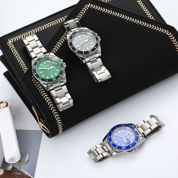 

watch selling shuigui series men's personality ceramic ring mechanical quartz steel band wrist, Slivery;golden