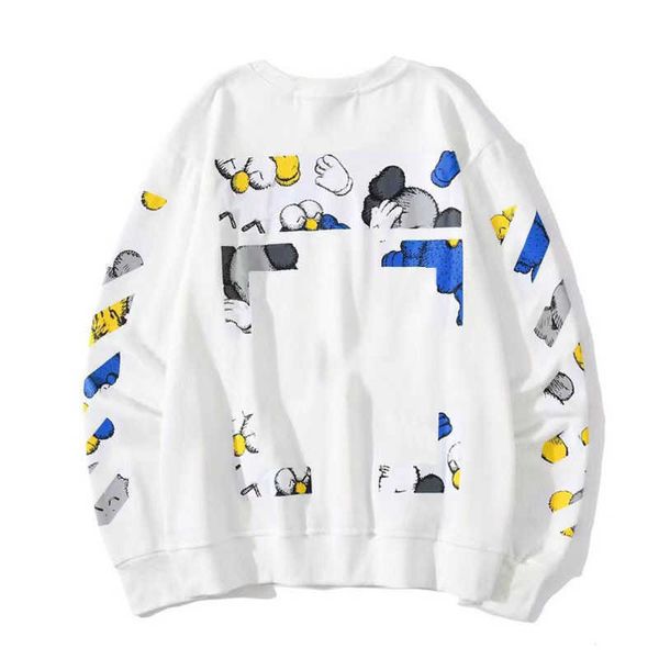 

men's jacketmen's luxury fashion jackets sweatshirts brand offs hoodies pullover designer women o-neck sweater men arrow cross le, Black;brown