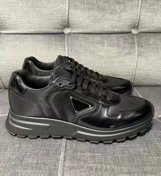 

22s new casual-stylish prax 1 sneakers shoes re-nylon brushed leather men knit fabric runner mesh runner trainers man sports outdoor walking