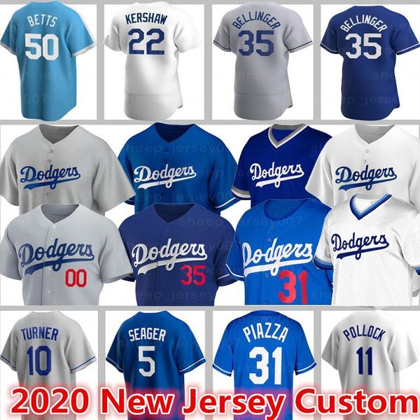

baseball los angeles jerseys dodgers 50 mookie betts baseball 22 clayton kershaw custom 35 cody bellinger 31 joc pederson 5 seager 68 ross s, Blue;black