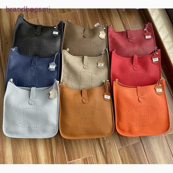 

bags herme the same leather leisure bag broadband women's messenger simple and versatile 28cm large evelynas