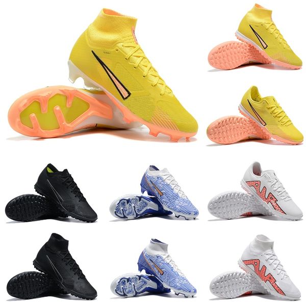 

soccer shoes training sneakers football outdoor cleats sports mercurial xv elite fg 15 superfly zoom shoe, Black