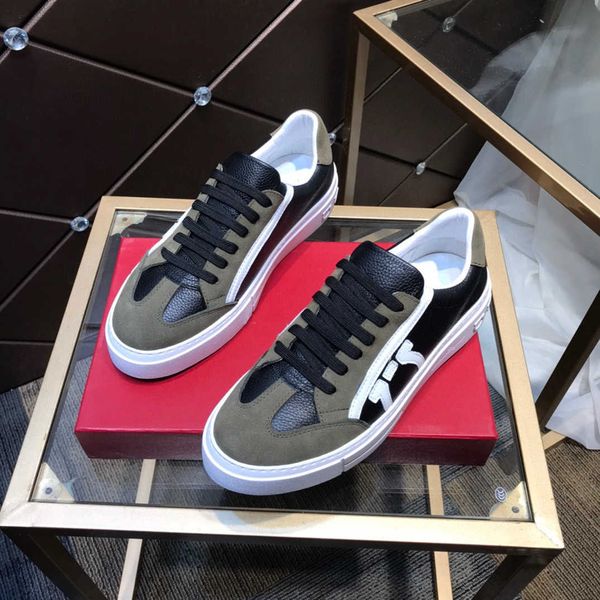 

men 's sneakers shoes sports calfskin couple outdoor leather skateboard walking rubber sole discount