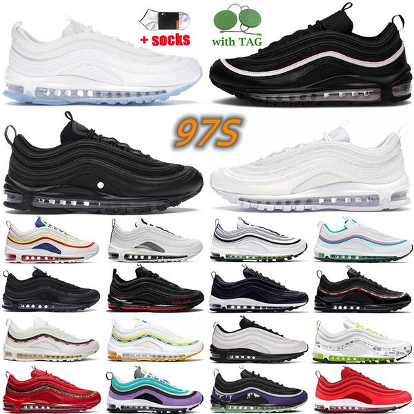 

running shoes trainers sports max 97s triple black white red leopard sail sean wotherspoon olive bred sliver bullet halloween worldwide men