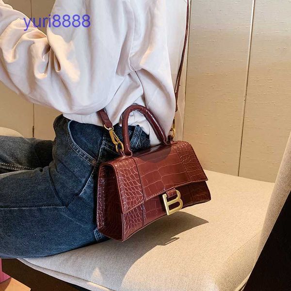 

hourglass bag balenciga shoulder bags price net red women's bag 2022 korean version new cross arm handle stick 1r4k