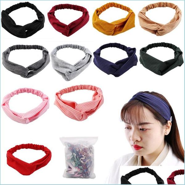 

headbands knitting headband polychromatic overlap stretch autumn and winter hair band women new fashion hairlace accessories 1 25dx k dhfmo, Silver