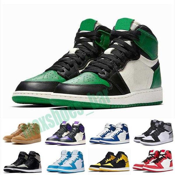 

men basketball shoes 1 high og 1s banned obsidian unc game royal athletics sneaker 3 mens sport trainer size 7 -12 m03