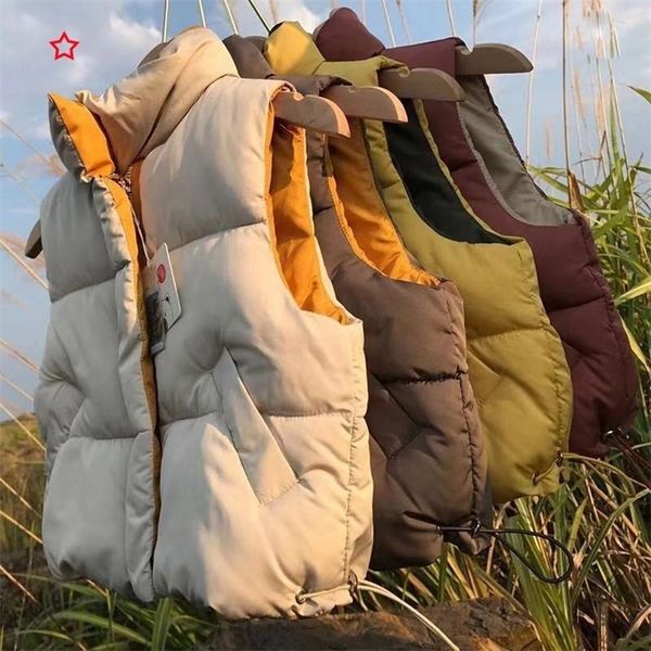 

waistcoat honeycherry stand collar vest children's outer wear warm vest kids cotton vest sleeveless downjacket 220927, Camo