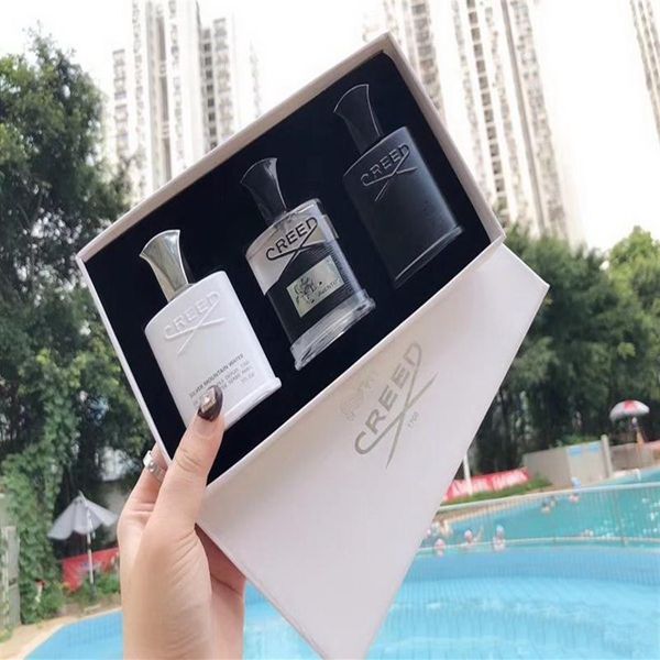 

creed perfume 3pcs set deodorant incense scent fragrant cologne for men silver mountain water creed aventus green irish tweed 30ml287d