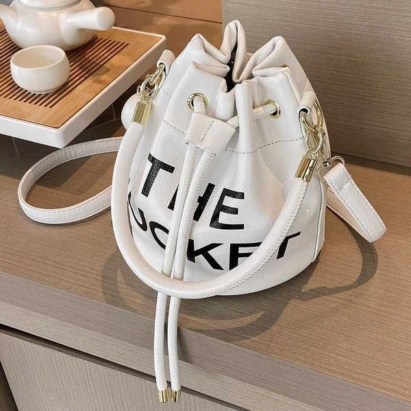 

evening bag bags fashion tote bucket for women designer drawstring shoulder cute ladies crossbody vintage shopper purses 2022 ins y2209