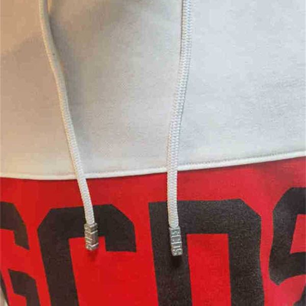 

designer hoodie gcds red black contrasted trendy sweater classic pullover men's and women's hoodie autumn winter yangmi