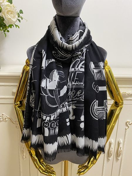 

women long scarves pashmina 100% cashmere material thin and soft print lettes floral pattern big size 180cm -100cm, Blue;gray