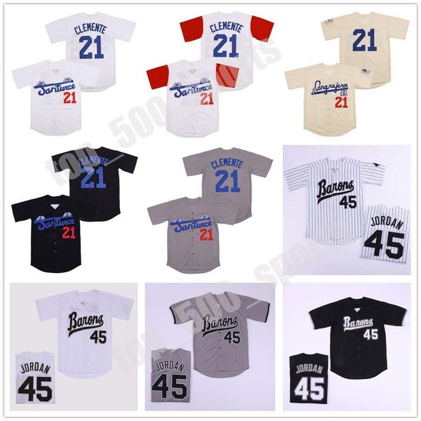 

college wear mens birmingham barons michael 45 jersey 21 santurce crabbers puerto rico josh gibson 20 homestead grays negro league movie bas, Blue;black